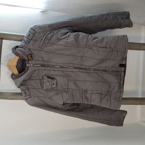 G Star Raw hooded quilted jacket